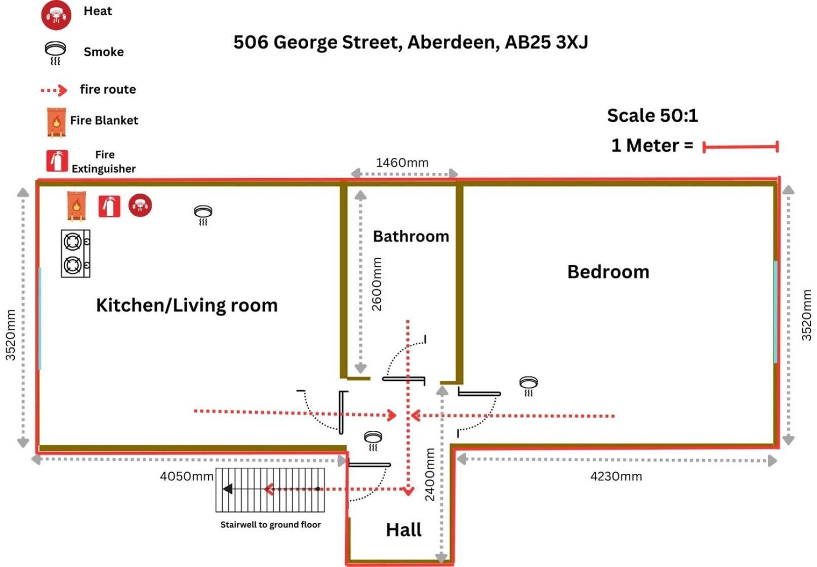 Fraser Apartment Aberdeen Bagian luar foto